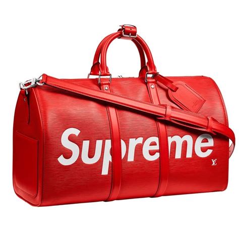 supreme louis vuitton sac de voyage|Louis Vuitton supreme bandouliere.